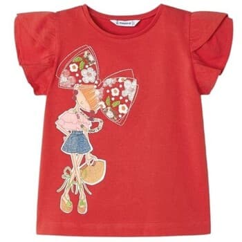 T-shirt με κοντά μανίκια Mayoral 3091 camiseta Rojo
