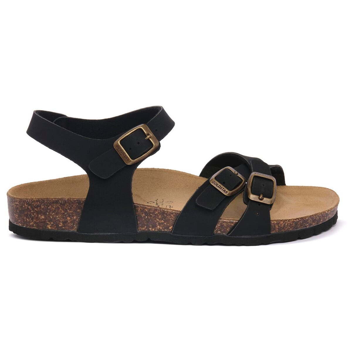 Σανδάλια χωρίς τακούνι Gold Star STARTEK NERO