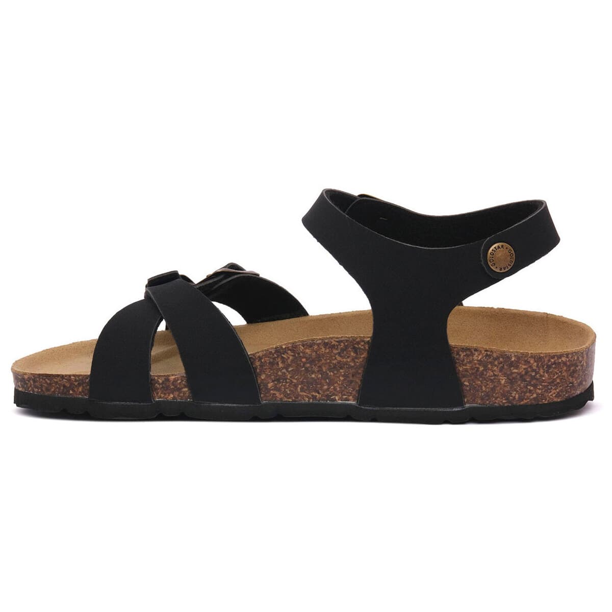 Women's Sandals Gold Star Black