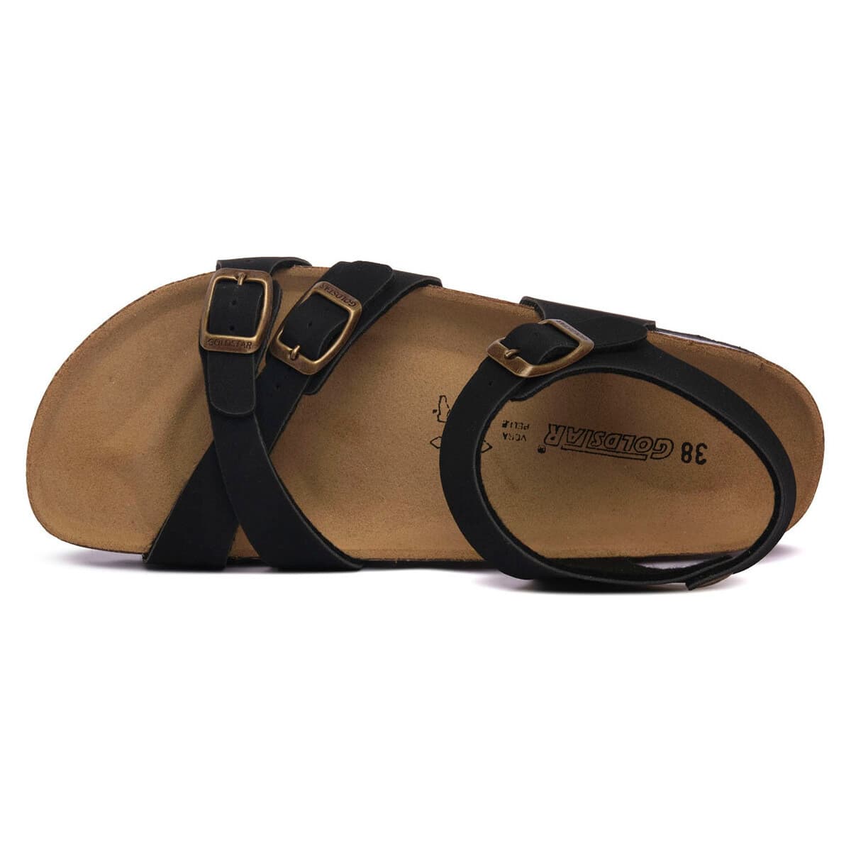 Women's Sandals Gold Star Black