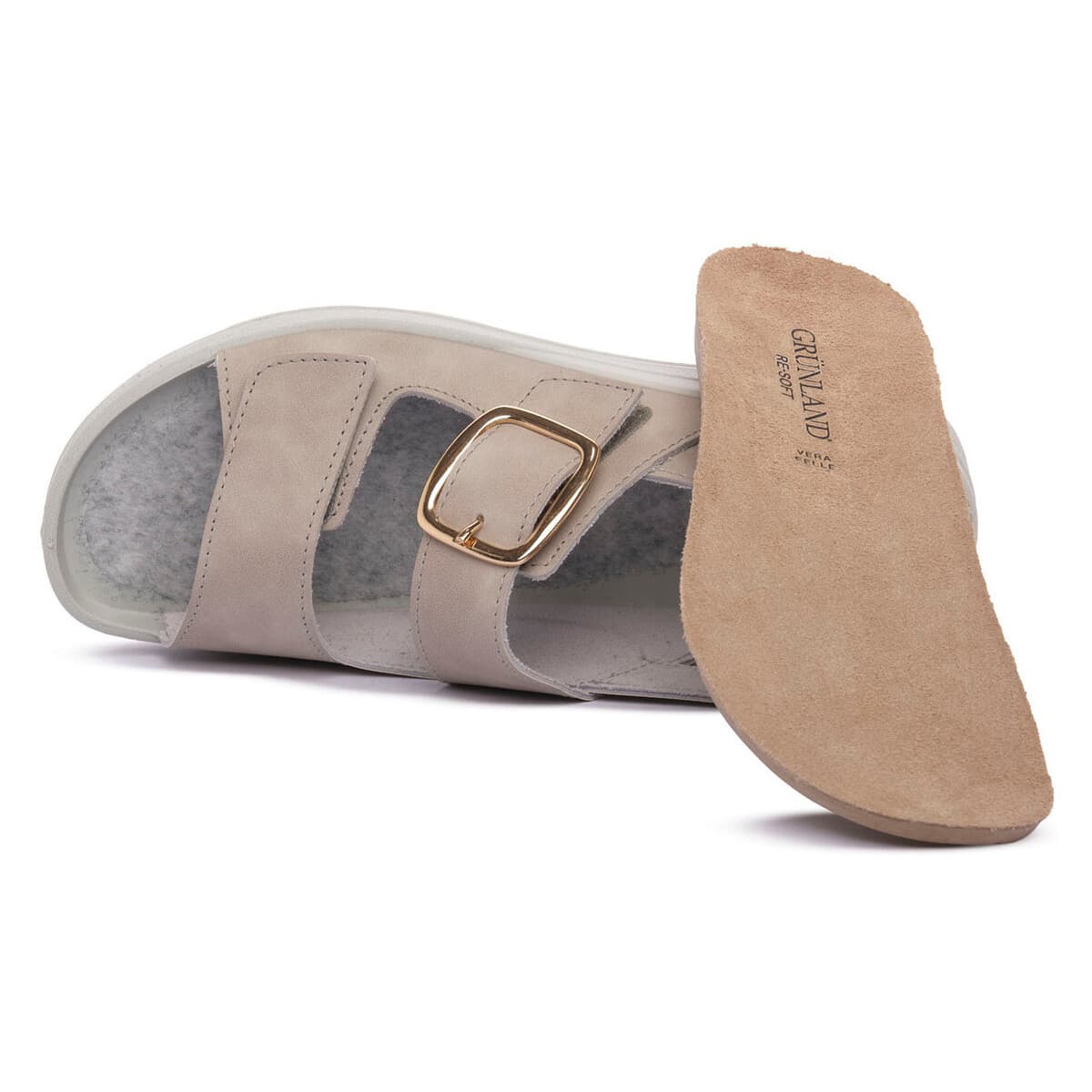 Women's Platforms Grunland White