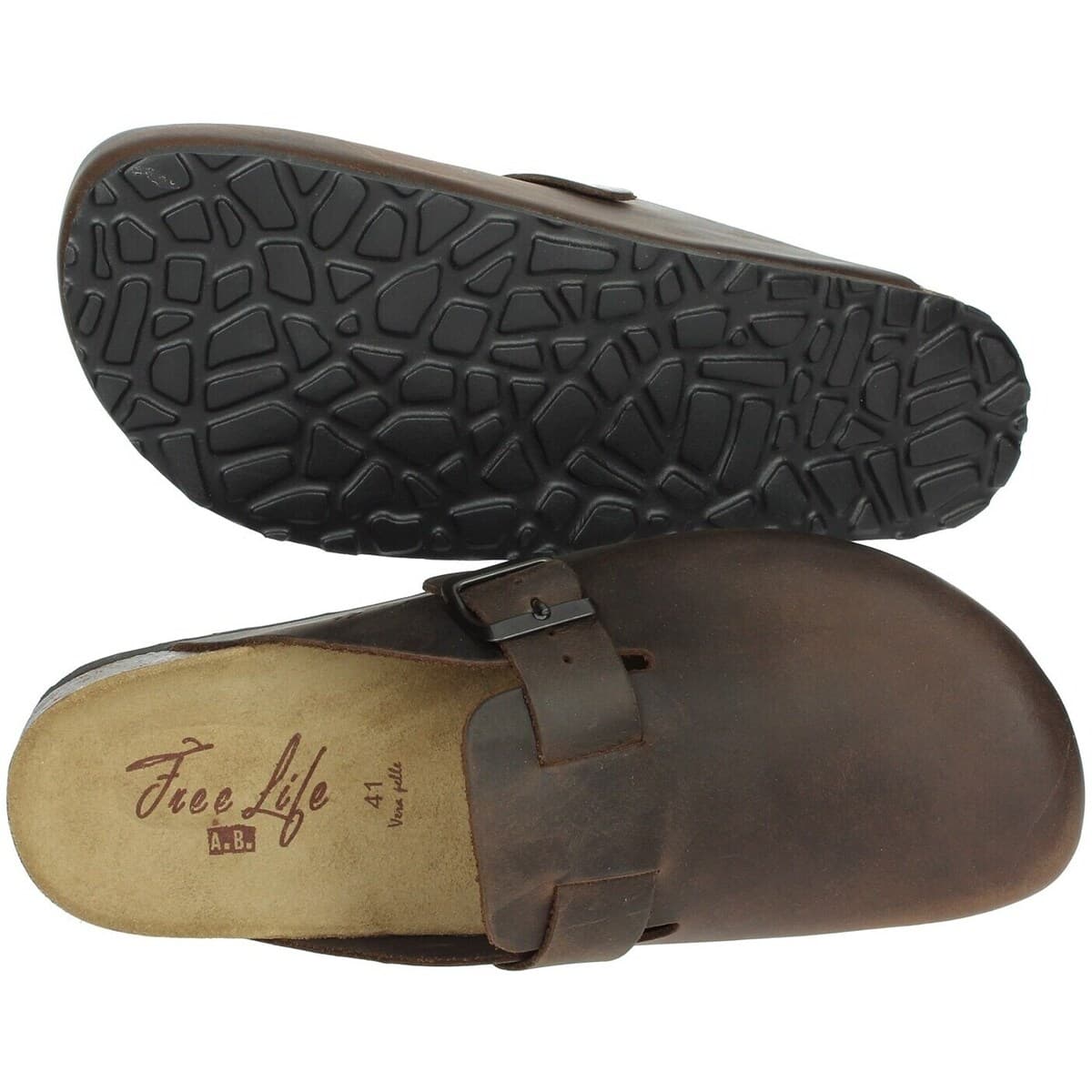 Men's Mules Free Life Brown
