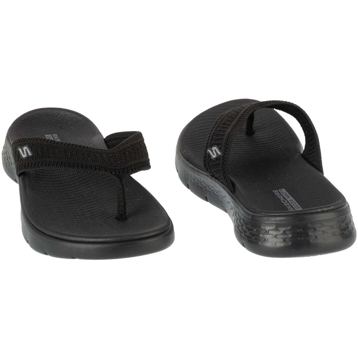 Women's Flip Flops Skechers Black