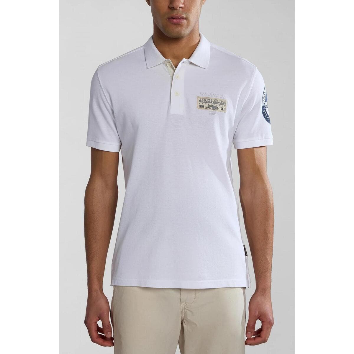 Men's T-Shirts Napapijri White