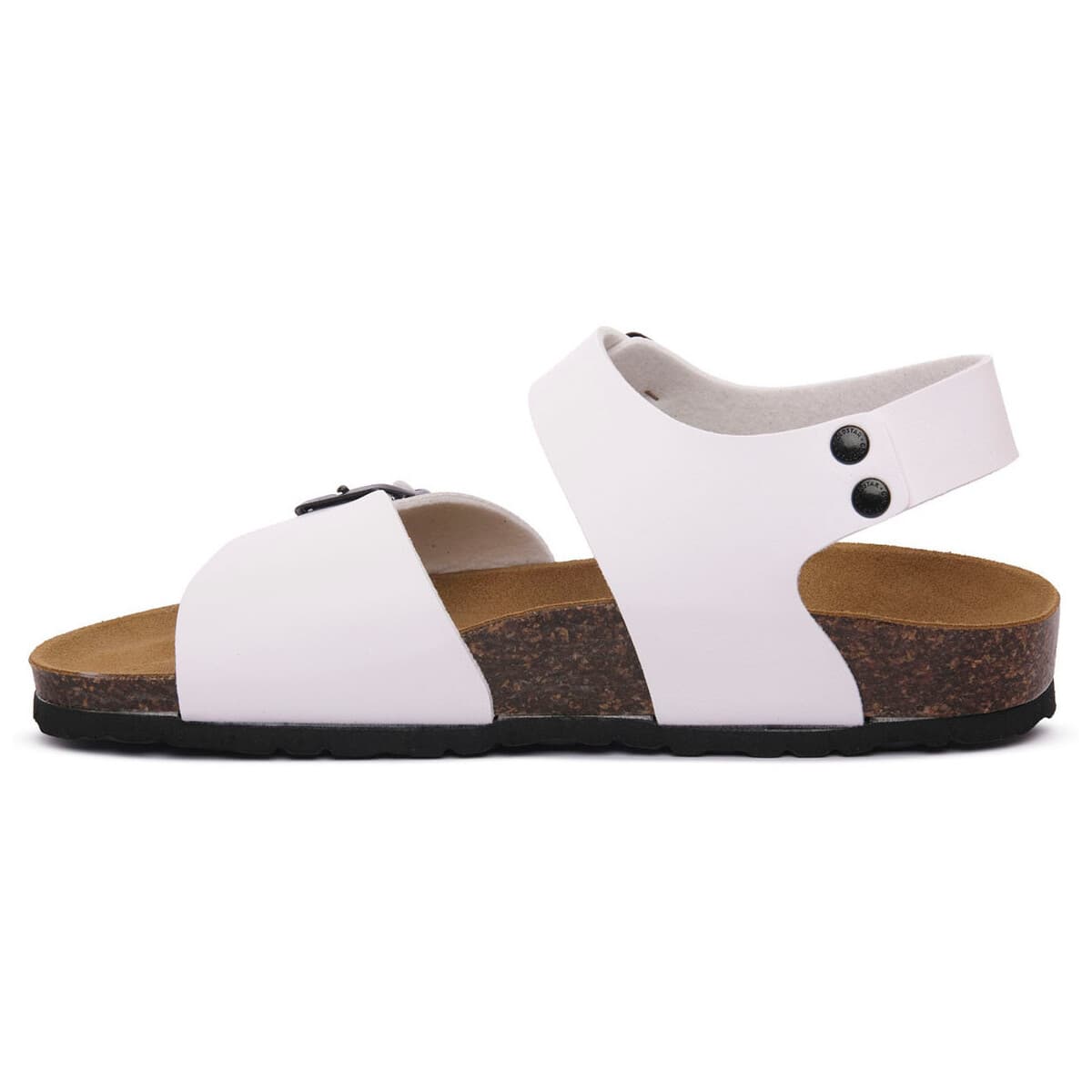 Women's Sandals Gold Star White