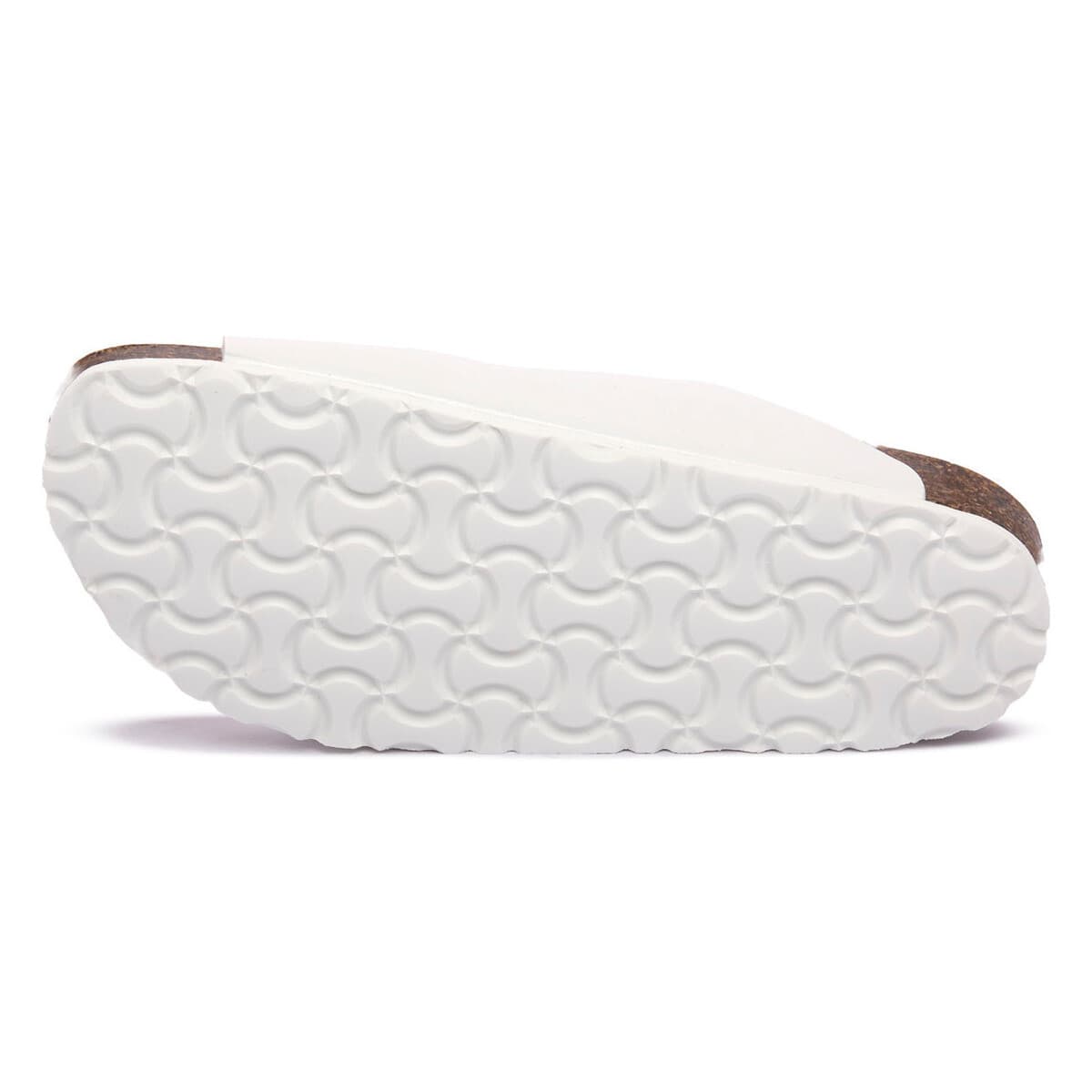 Women's Mules Gold Star White