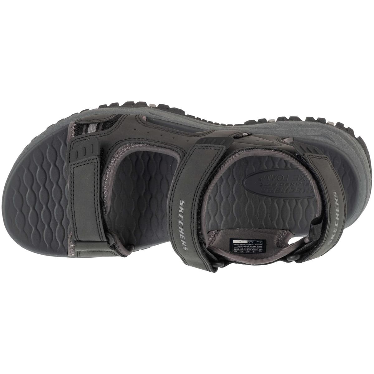 Ανδρικά Ανατομικά Πέδιλα Skechers Rigdon 205139-BLK Μαύρα