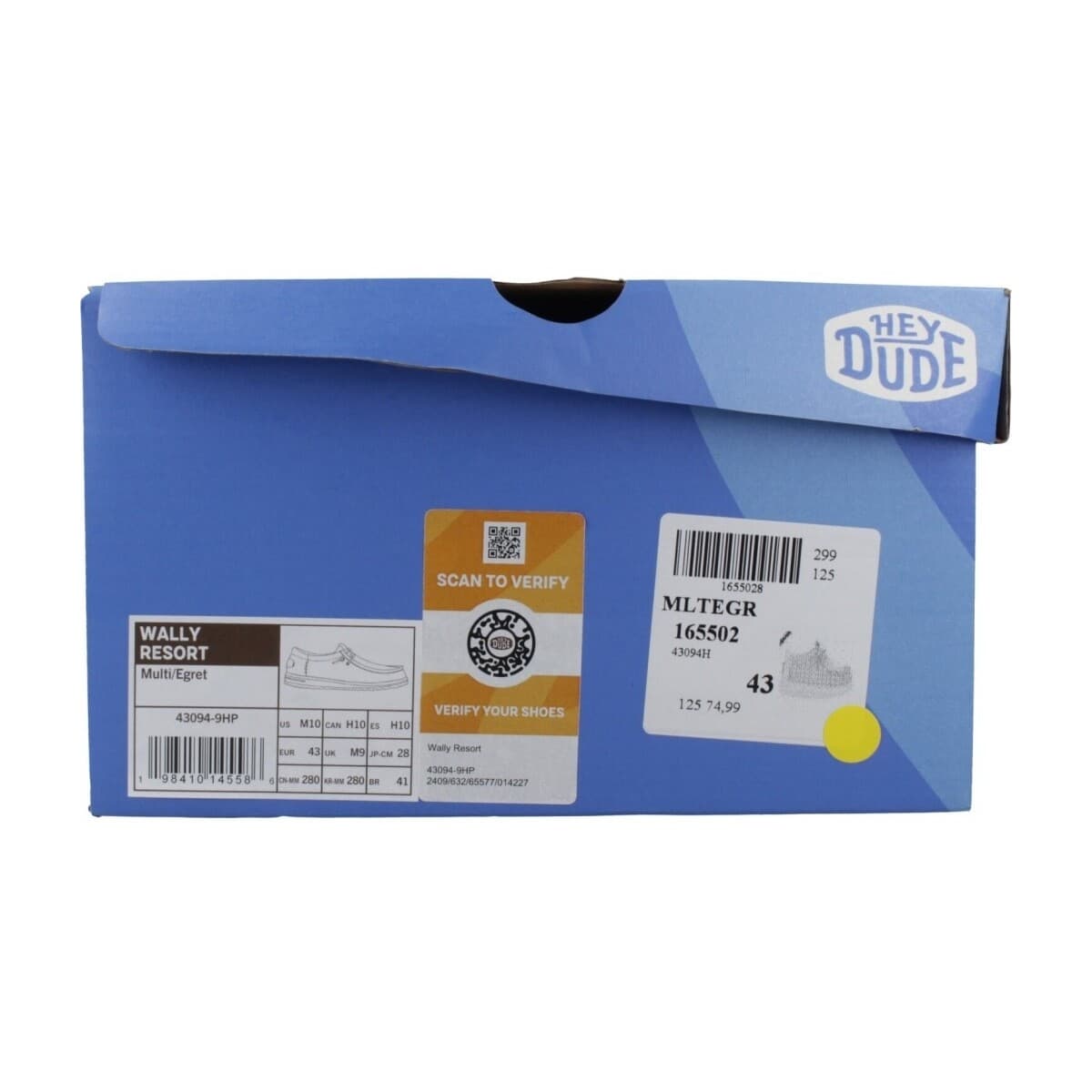 Men's Derby Shoes HEYDUDE White