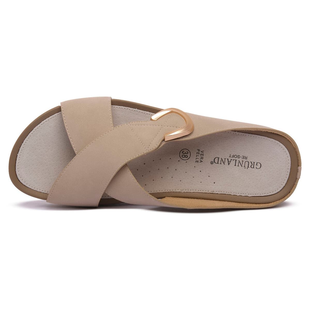 Women's Mules Grunland Beige