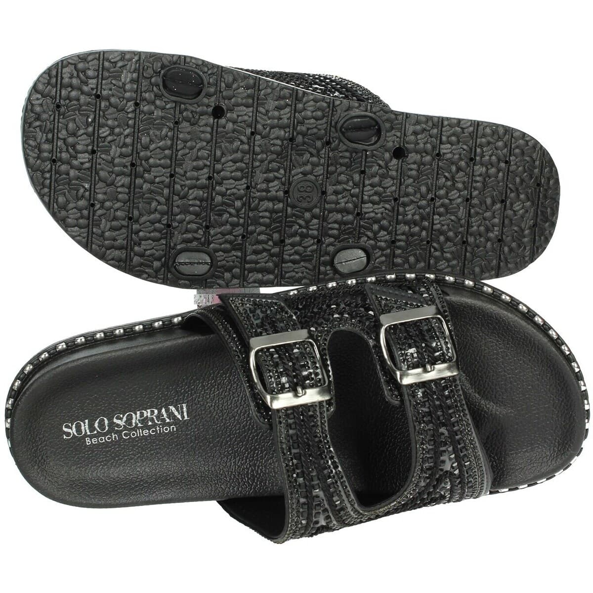 Women's Flip Flops Solo Soprani Black