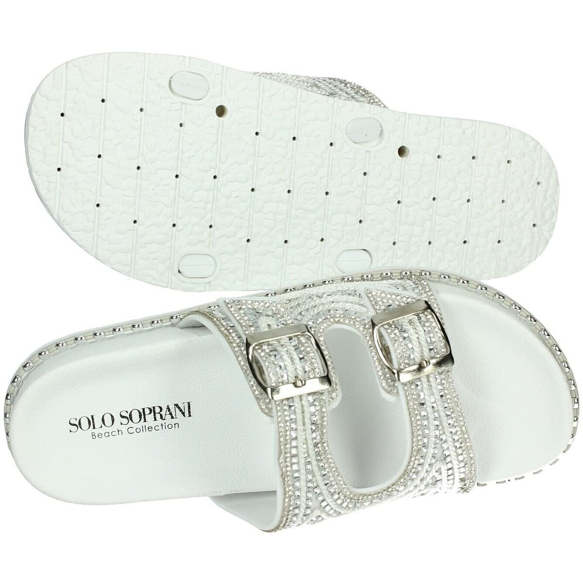 Women's Flip Flops Solo Soprani White