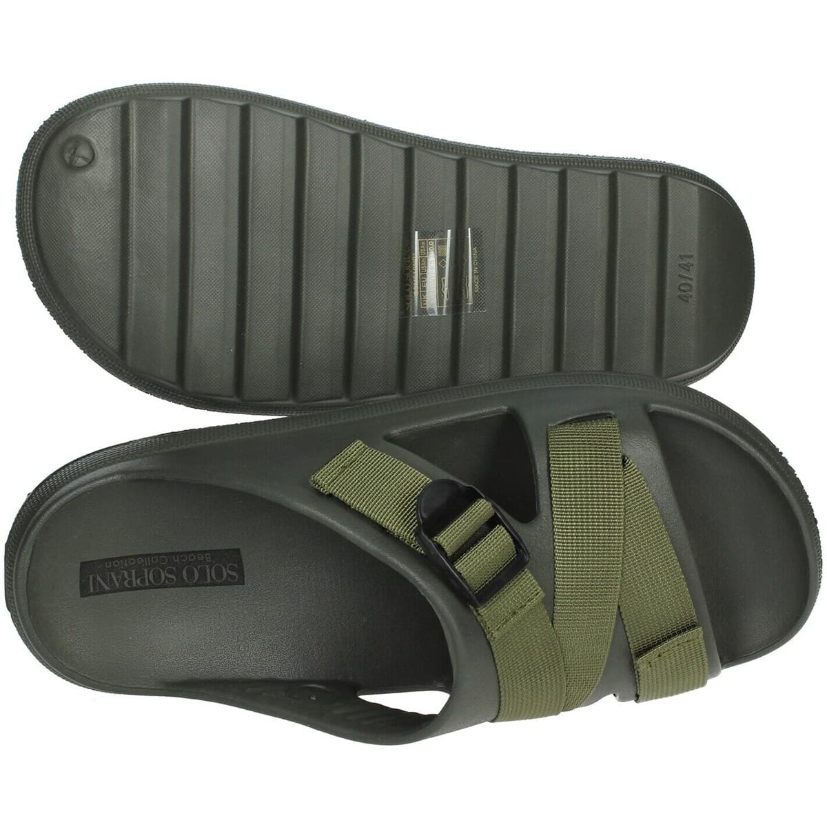 Men's Flip Flops Solo Soprani Green