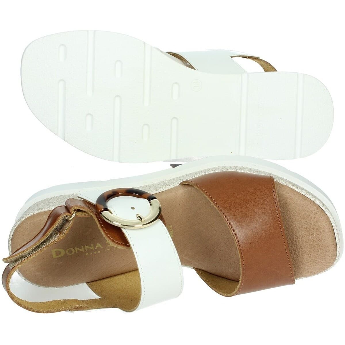 Women's Platforms Donna Serena White