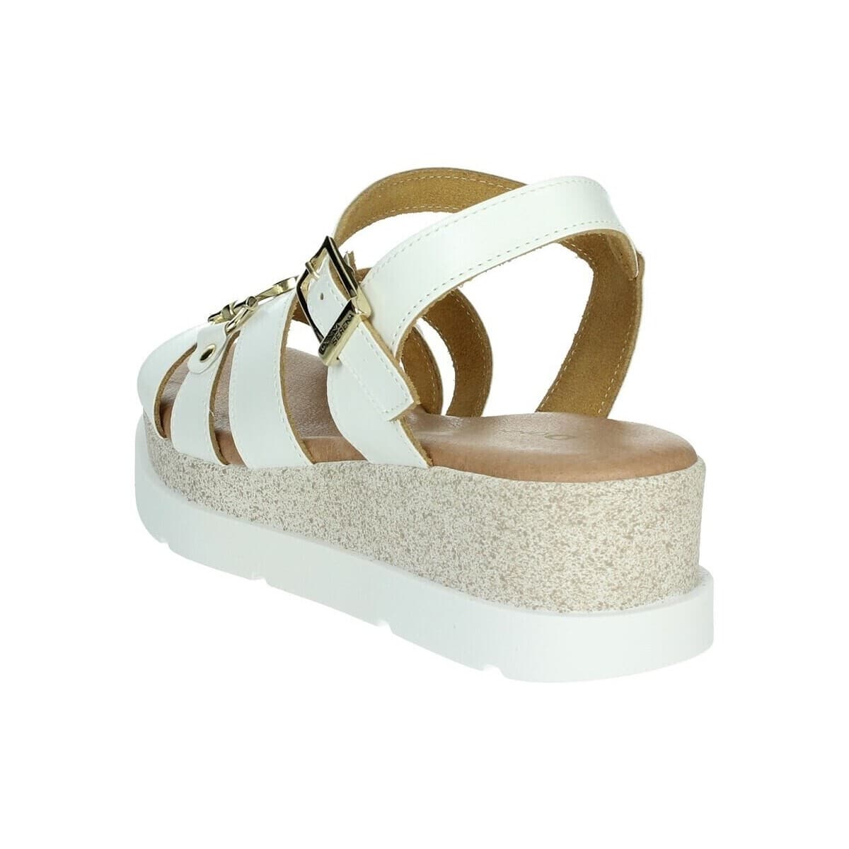 Women's Platforms Donna Serena White