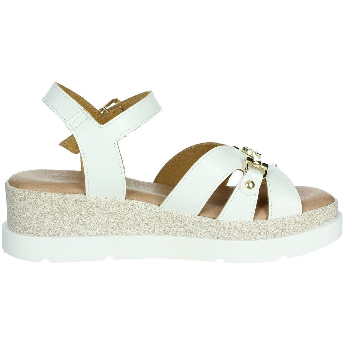 Women's Platforms Donna Serena White