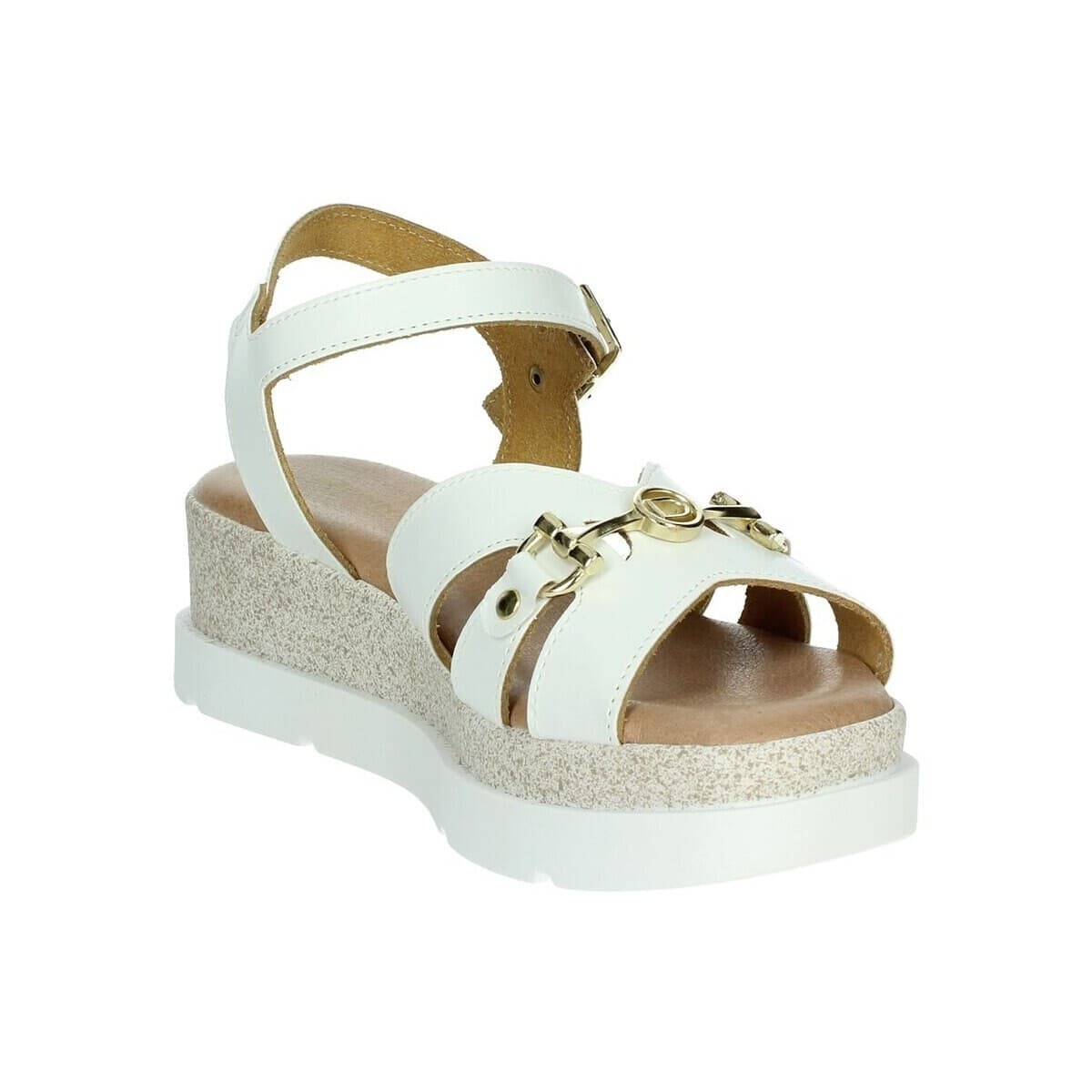 Women's Platforms Donna Serena White