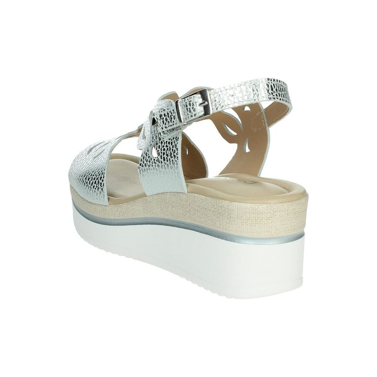 Women's Platforms Donna Serena Silver