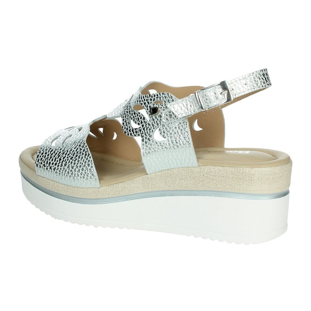 Women's Platforms Donna Serena Silver