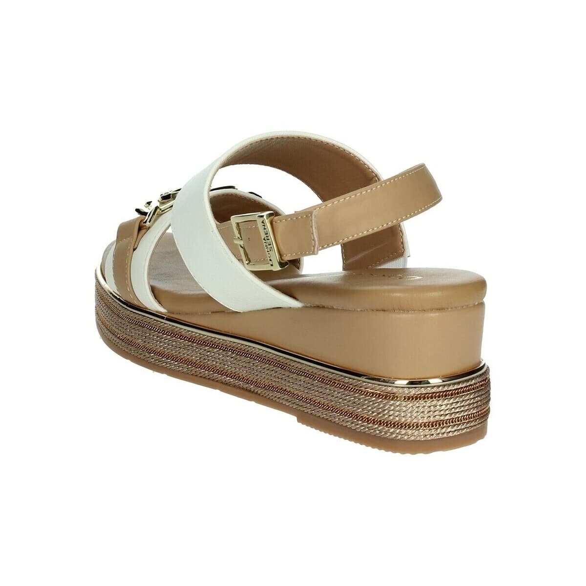 Women's Platforms Donna Serena White