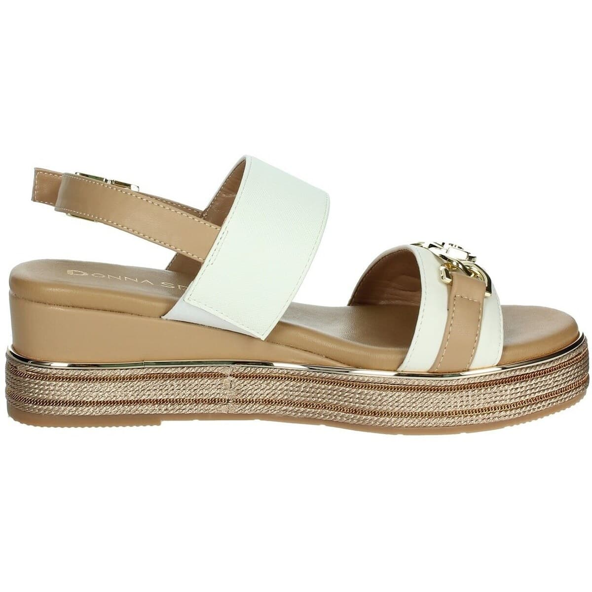 Women's Platforms Donna Serena White
