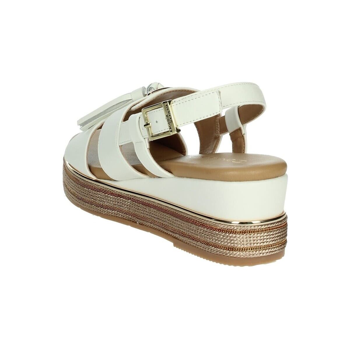 Women's Platforms Donna Serena White
