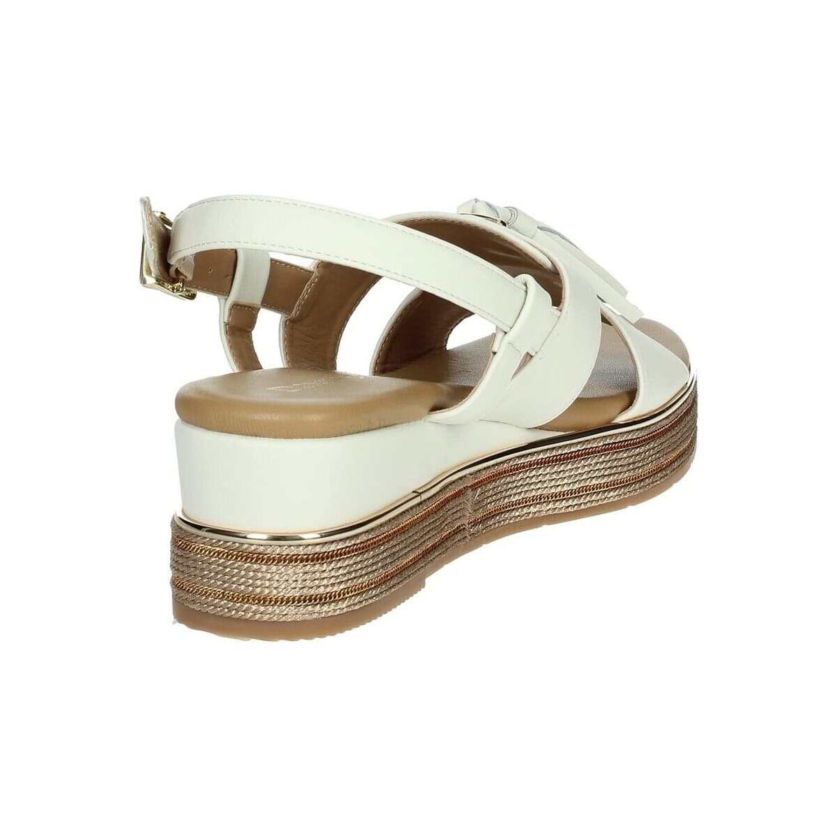 Women's Platforms Donna Serena White