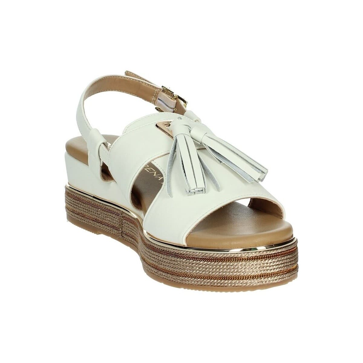 Women's Platforms Donna Serena White