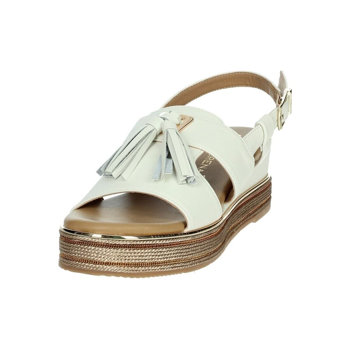 Women's Platforms Donna Serena White