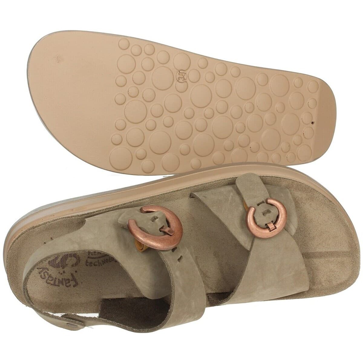 Women's Platforms Fantasy Sandals Brown