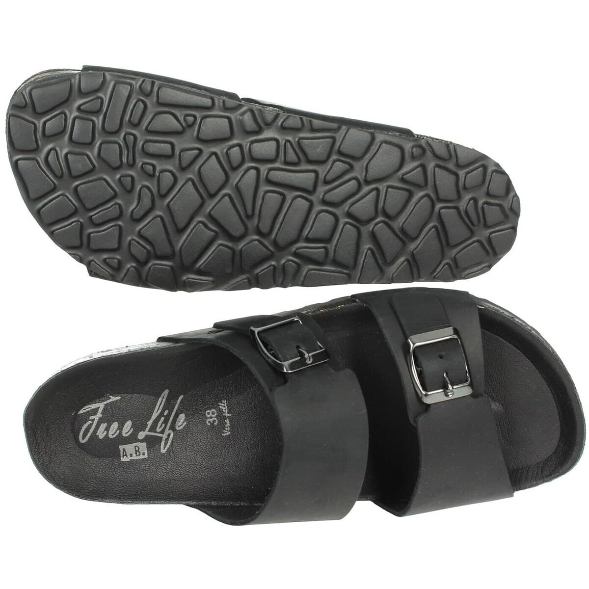 Women's Flip Flops Free Life Black
