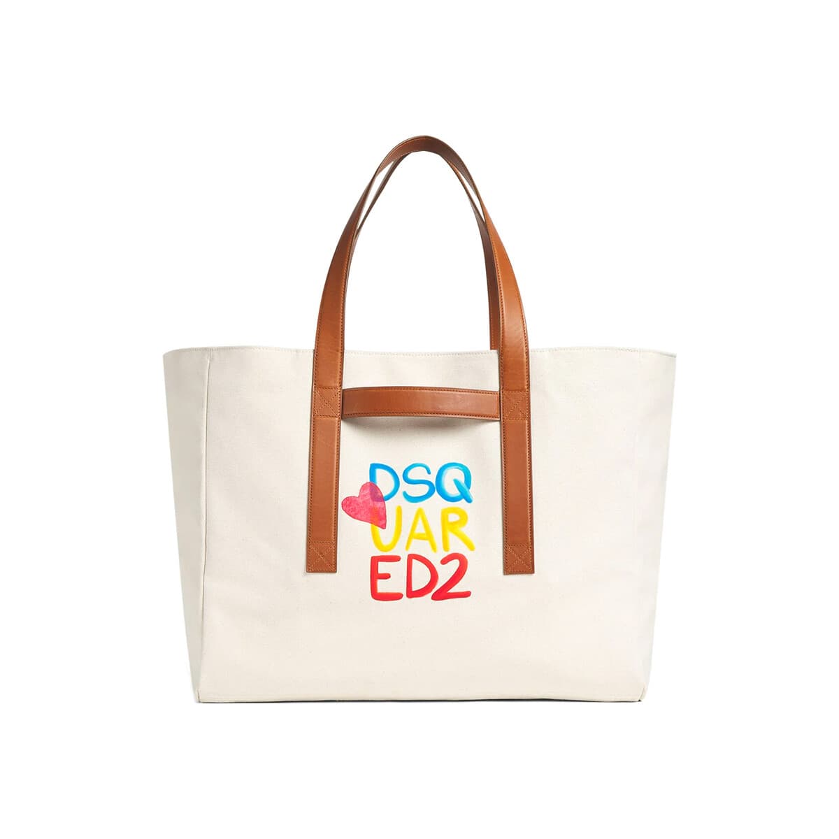 Τσάντα Dsquared CAPSULE CANVAS LEATHER SHOPPER BAG MEN