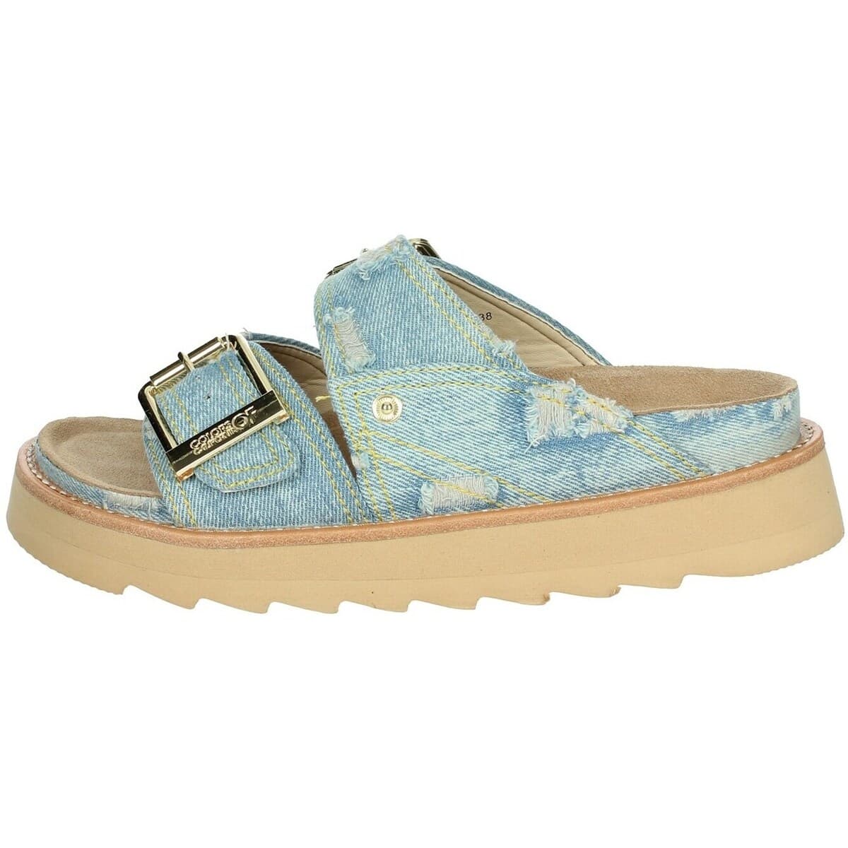 Women's Flip Flops Colors of California Blue