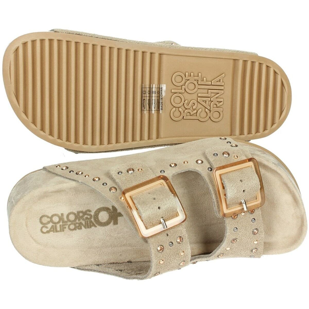 Women's Flip Flops Colors of California Red