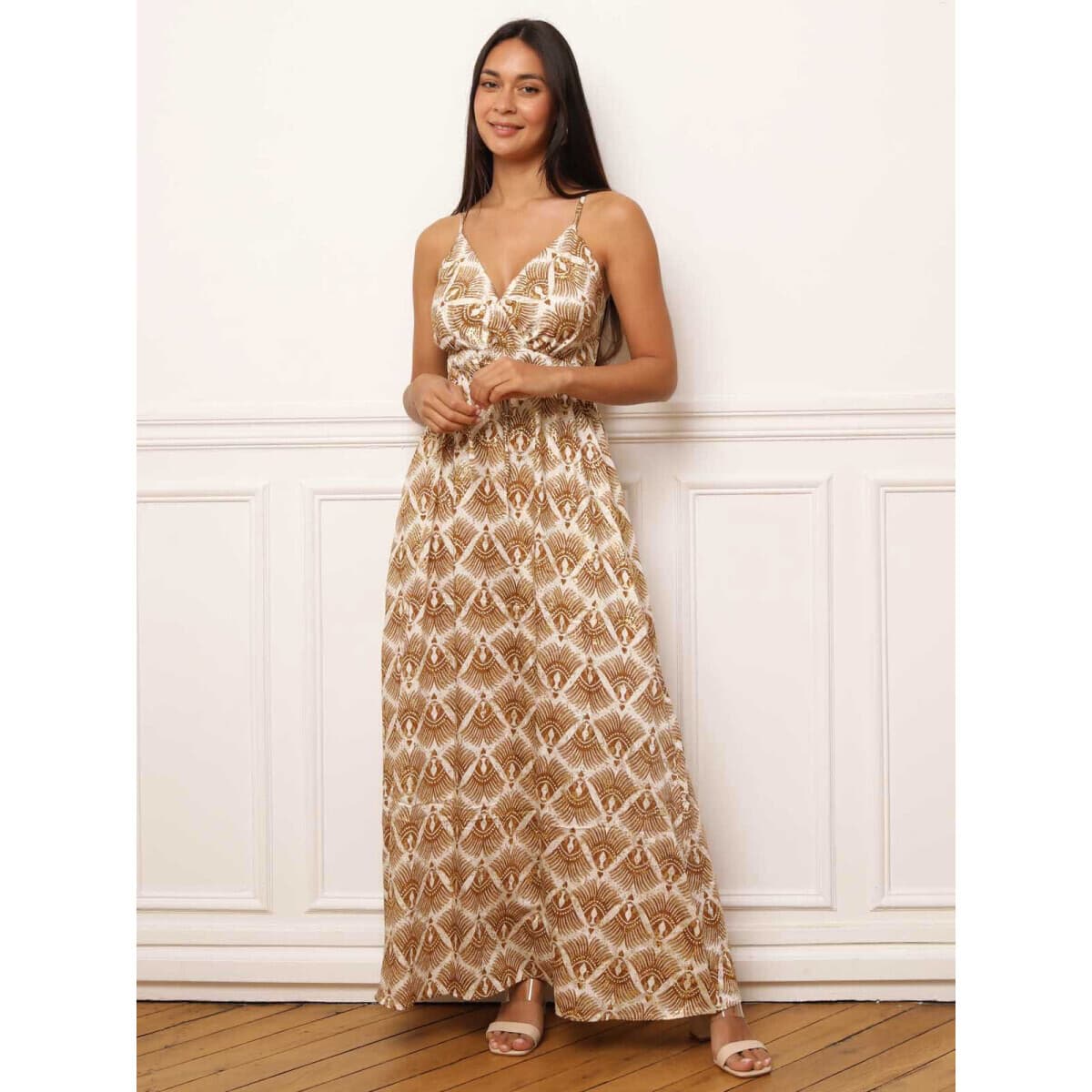 Women's Dresses La Modeuse Beige