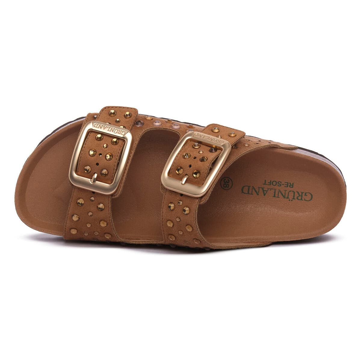 Women's Mules Grunland Brown