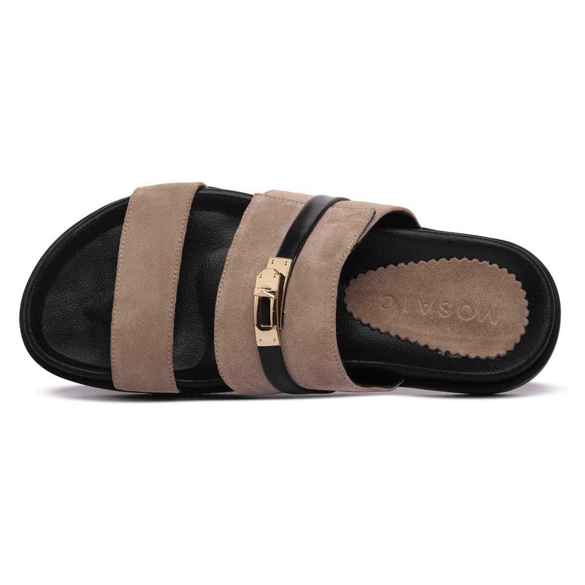 Women's Mules Mosaic Brown