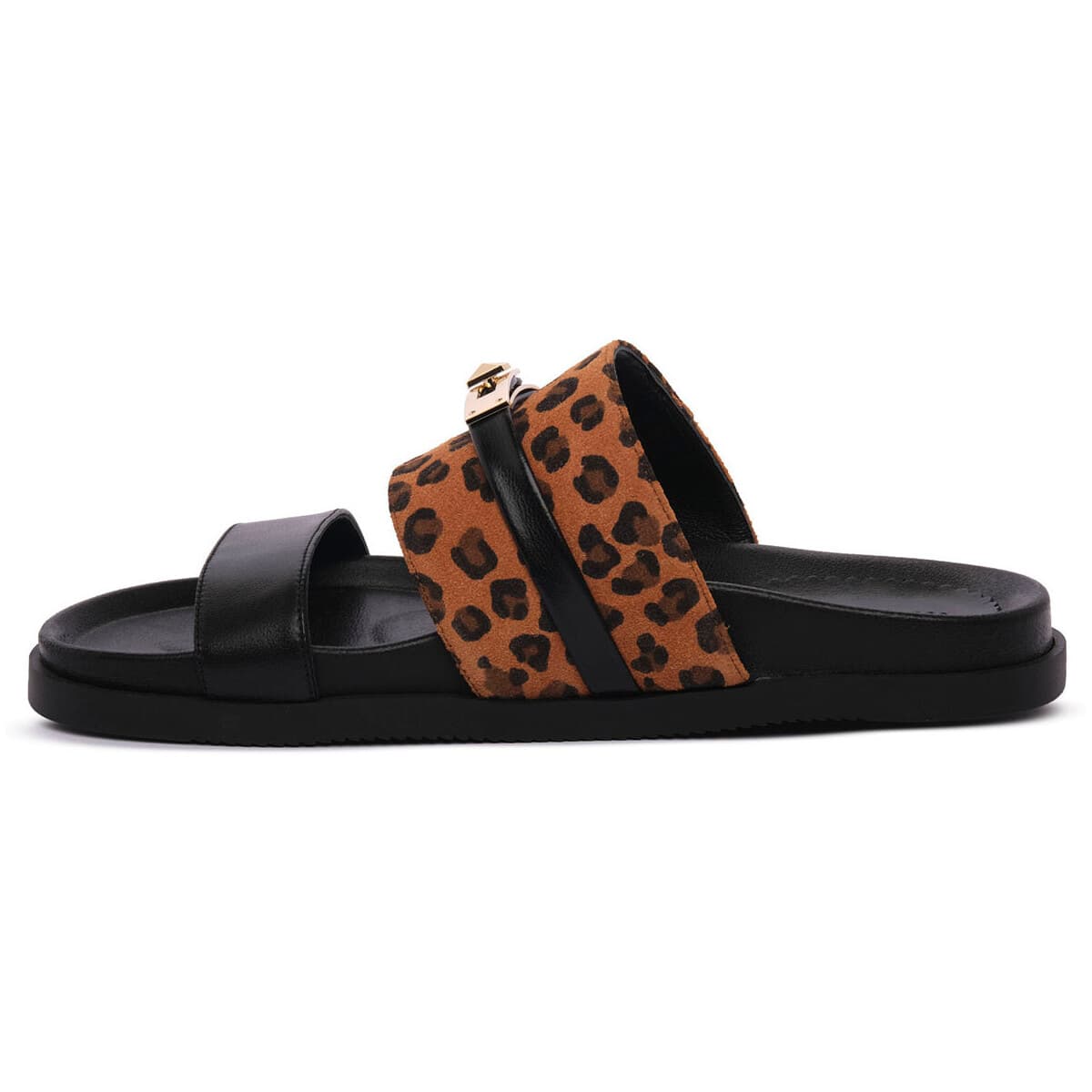 Women's Mules Mosaic Brown