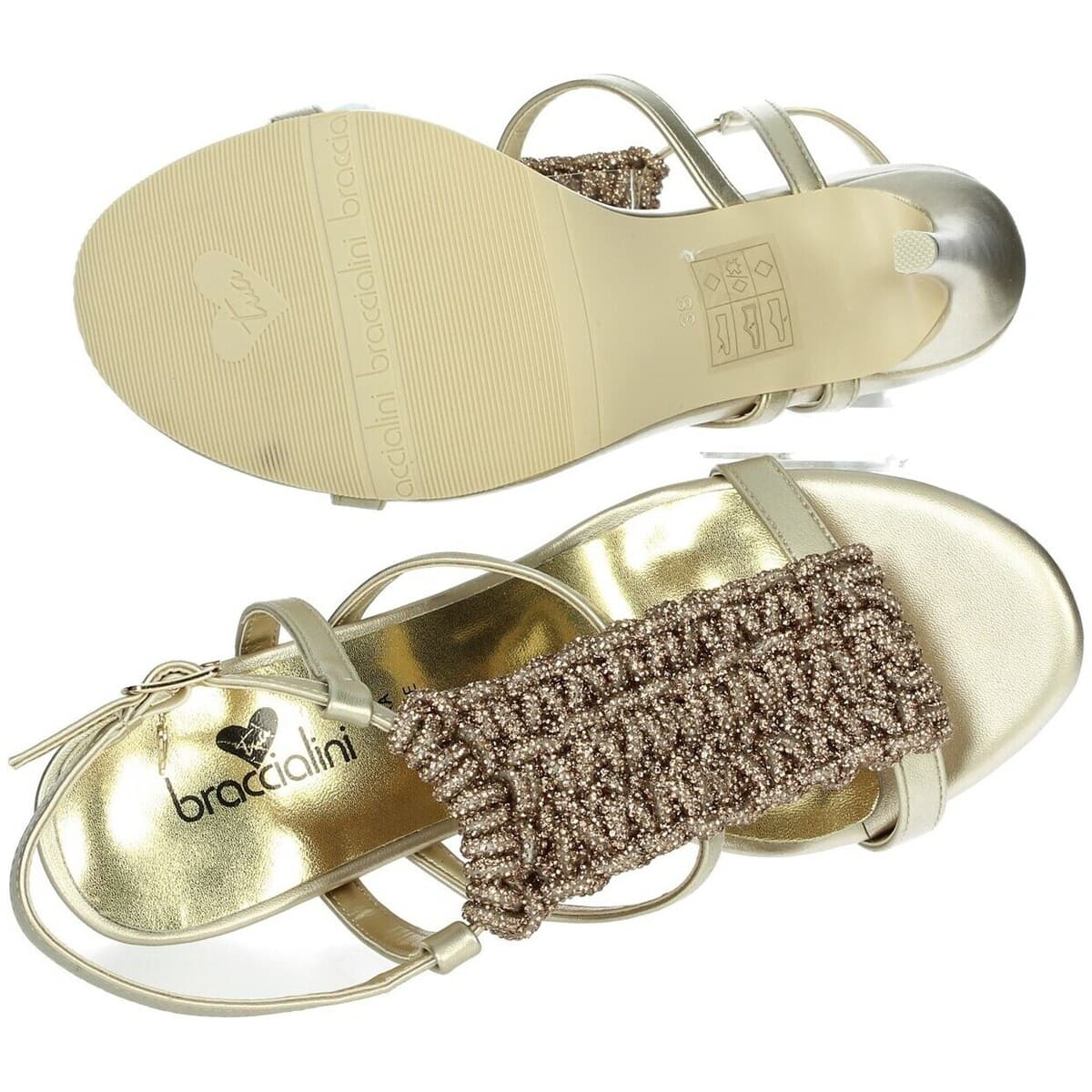 Women's Pumps Braccialini Gold