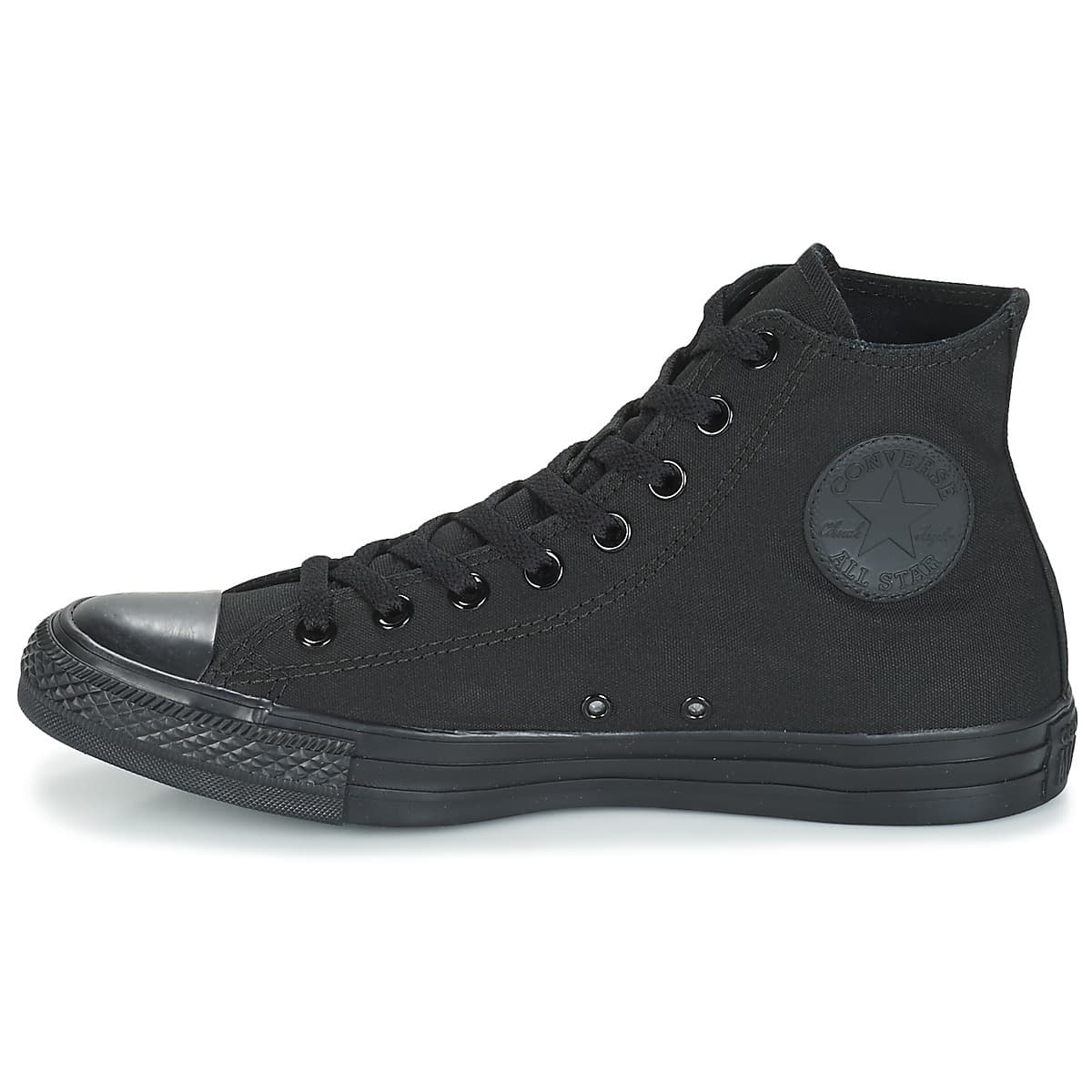 Converse Κλασικό All Star Hi Ολόμαυρο Μποτάκι Σταράκι