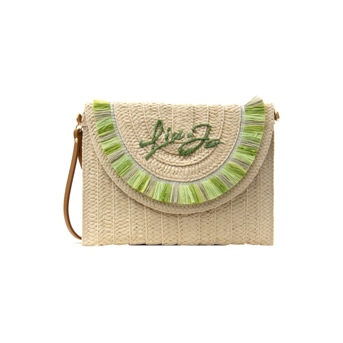 Τσάντα Liu Jo RAFFIA SHOULDER BAG WOMEN