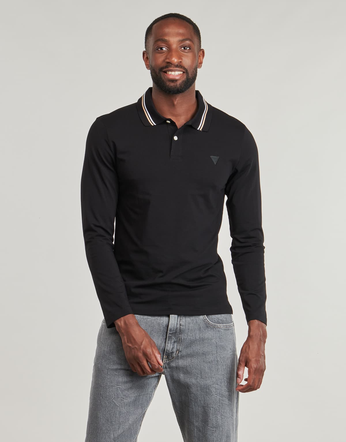 Men's Polo Shirts Guess Black