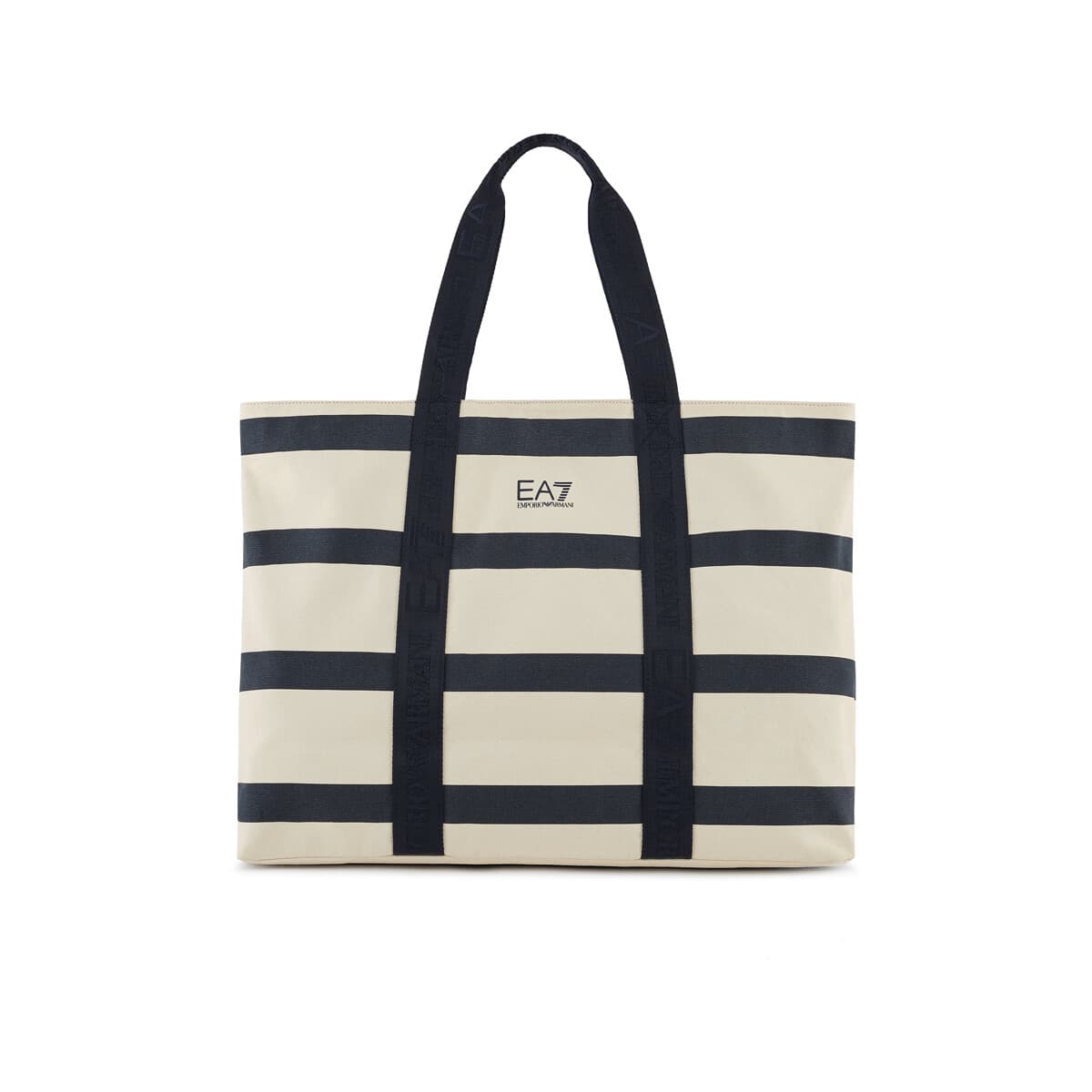 Τσάντα Emporio Armani EA7 STRIPED SHOPPING BAG WOMEN