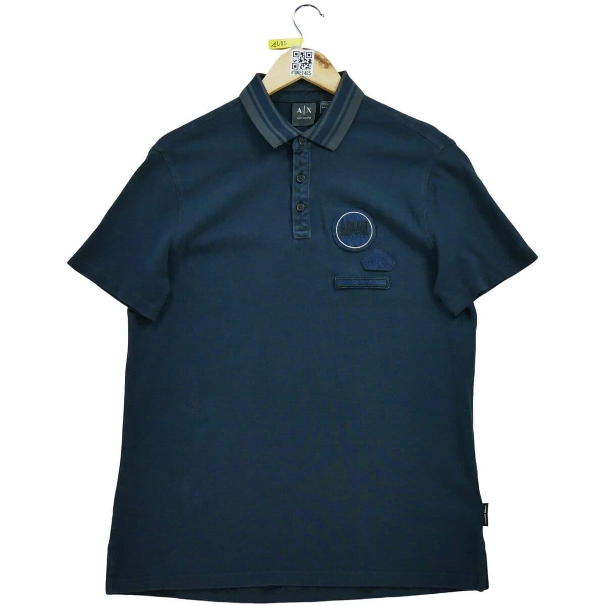 Men's Polo Shirts EAX Blue