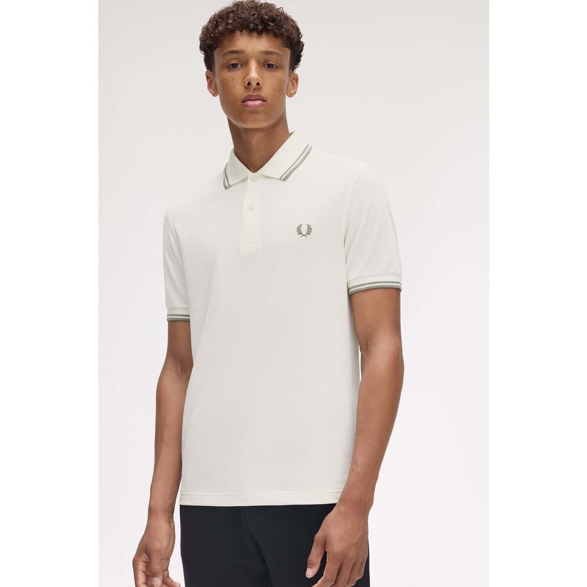 Men's Polo Shirts Fred Perry Beige