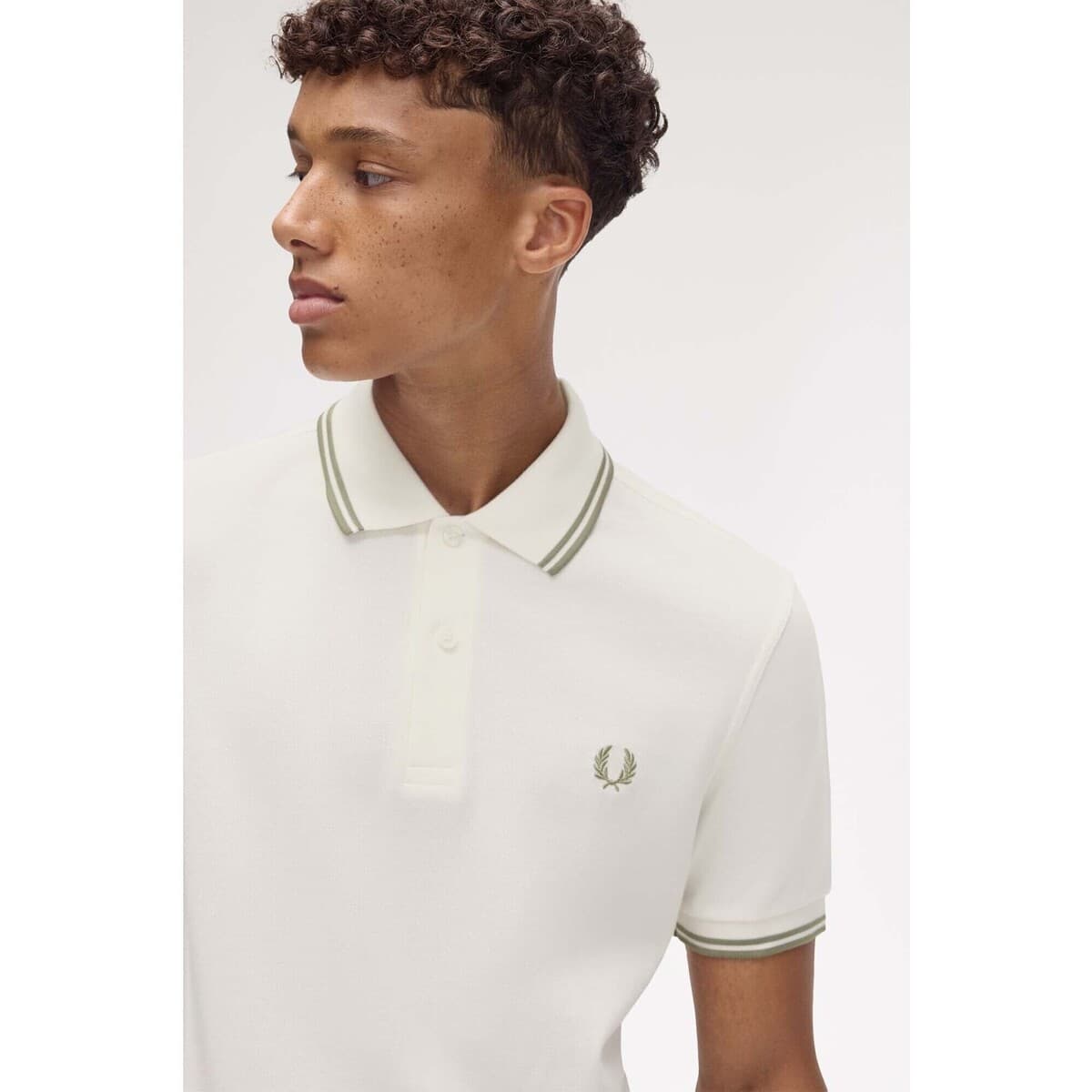 Men's Polo Shirts Fred Perry Beige