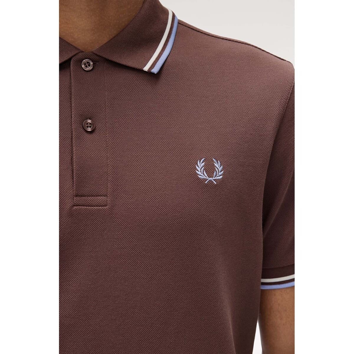 Men's Polo Shirts Fred Perry Brown