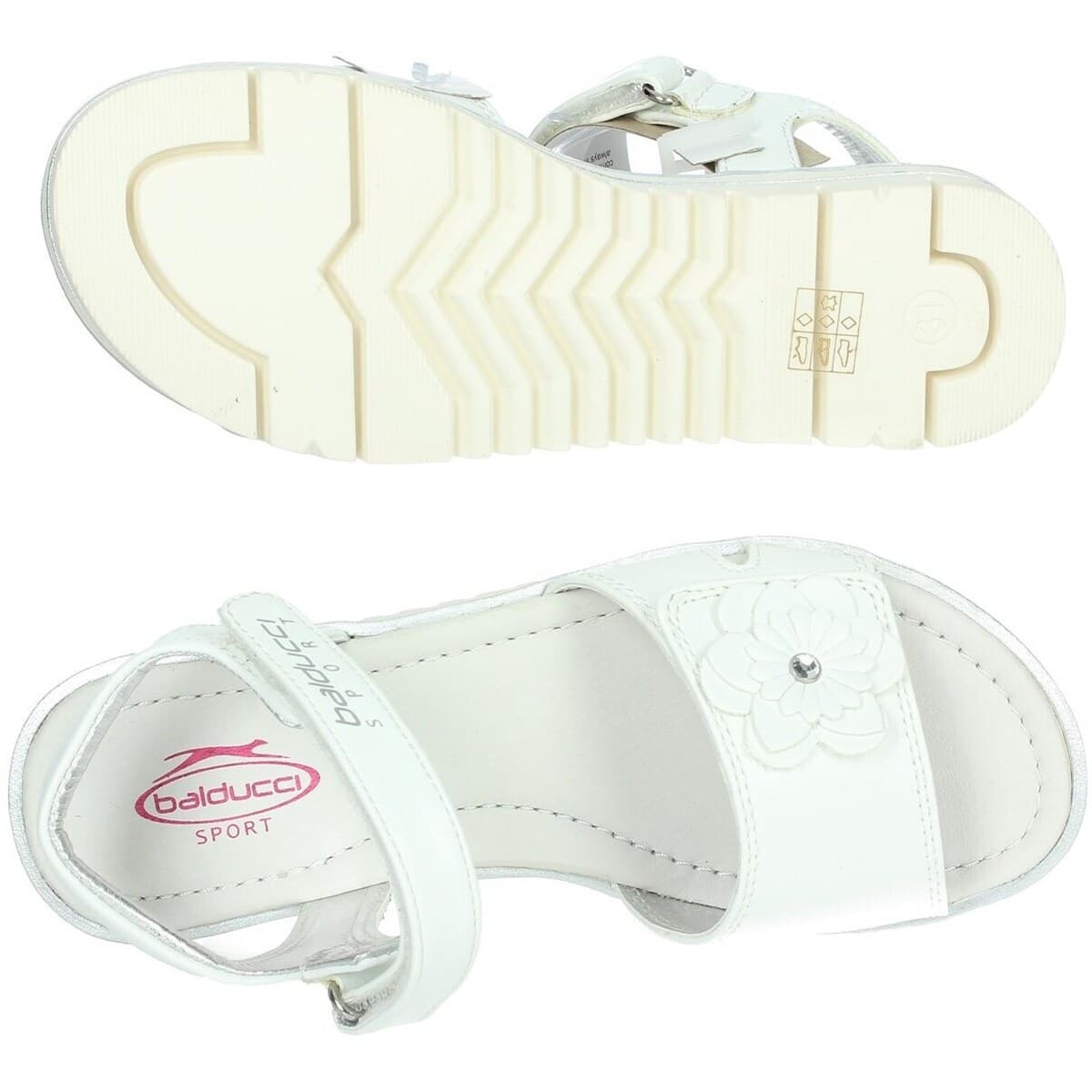 Girls' Sandals Balducci White