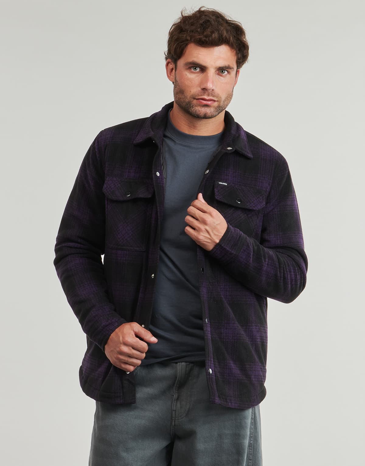 Men's Shirts Volcom Purple