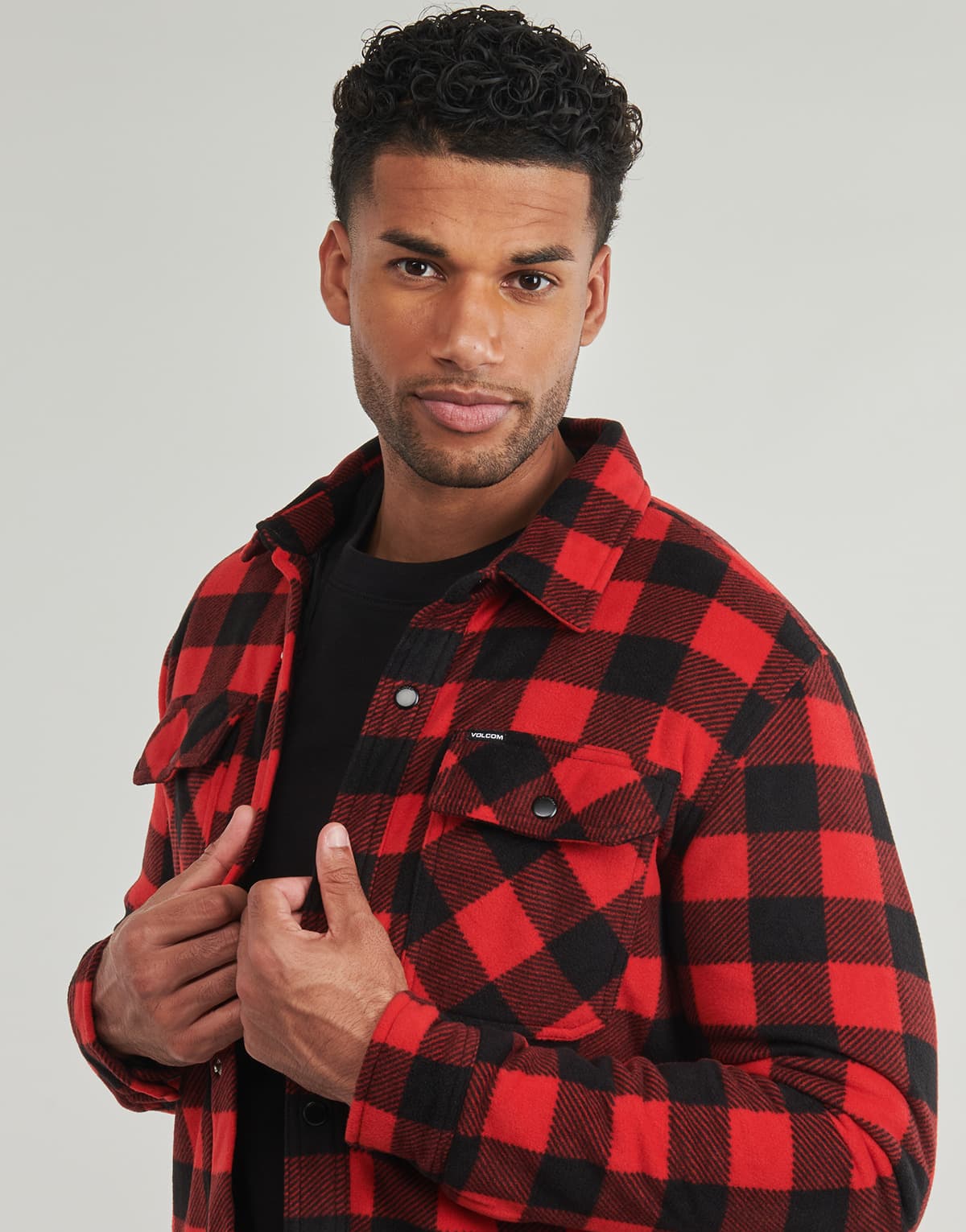 Men's Shirts Volcom Red