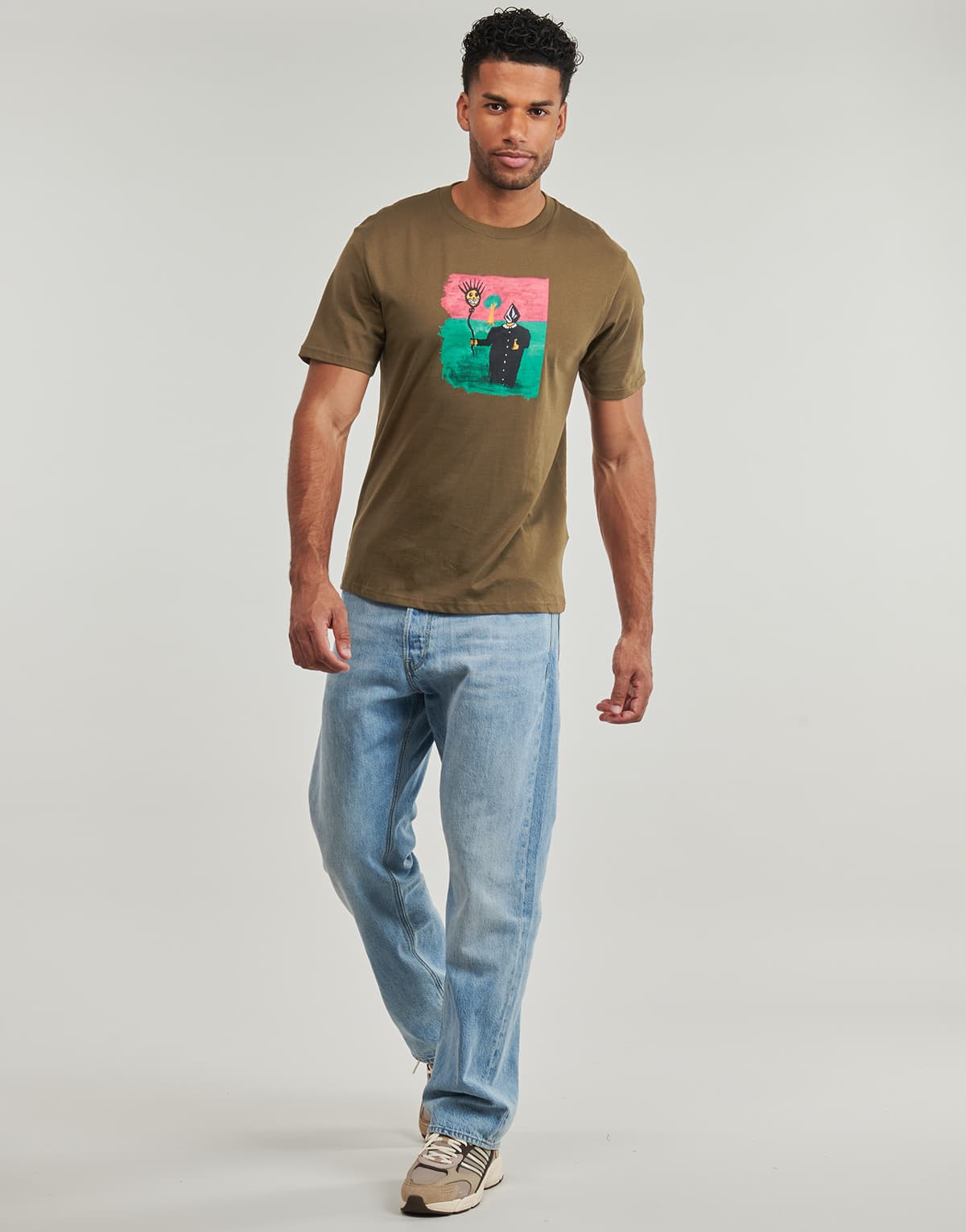 Men's T-Shirts Volcom Brown